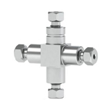 Stainless Steel Cross Assembly .040in thru hole